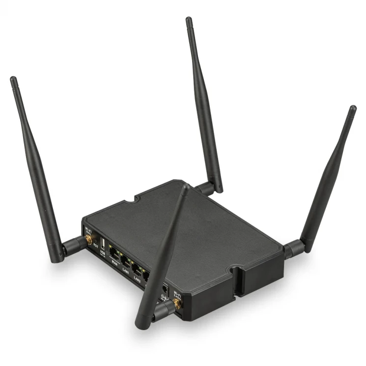 Роутер Kroks Rt-Cse m12-G со встроенным модемом LTE cat.12, WiFi 2,4+5 ГГц