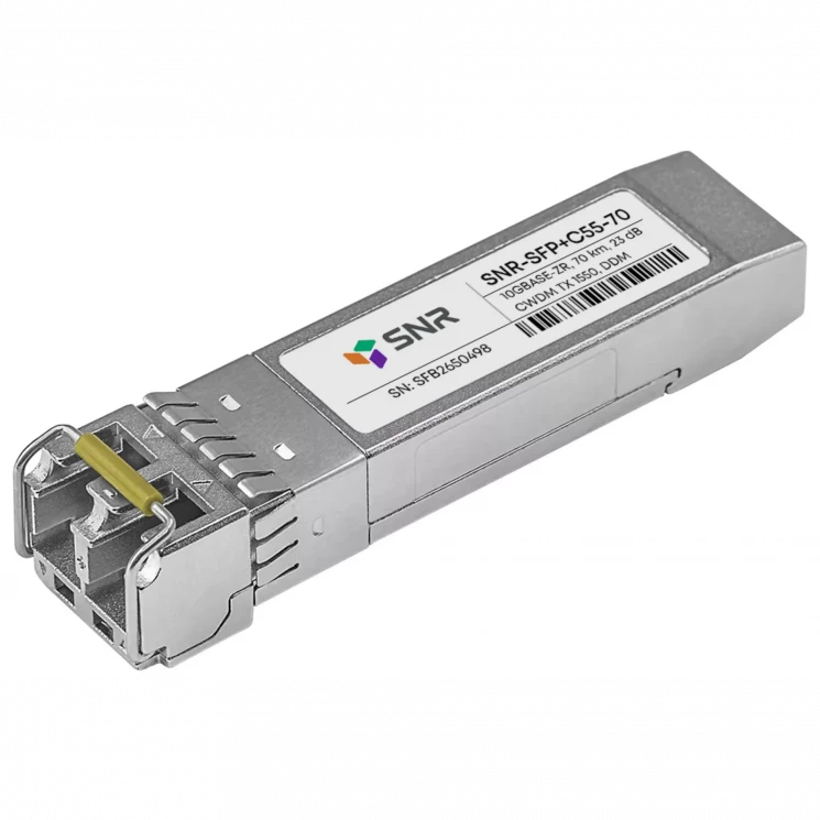 Модуль SFP+ CWDM оптический, дальность до 80км (23dB), 1550нм