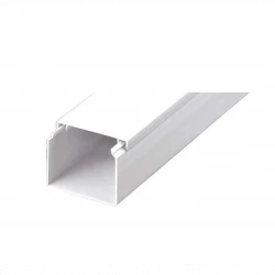 Кабель-канал 60х60 L2000 с двойным замком пластик Урал Пак КК-19060060-024