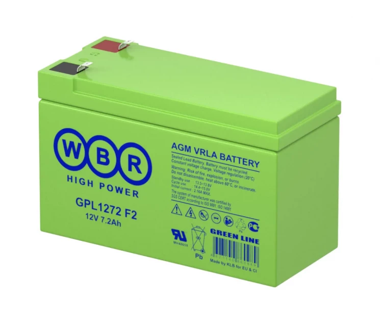 Батарея аккумуляторная WBR GPL1272 F2