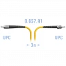 Патчкорд оптический FC/UPC-ST/UPC SM G.657.A1 3 метра