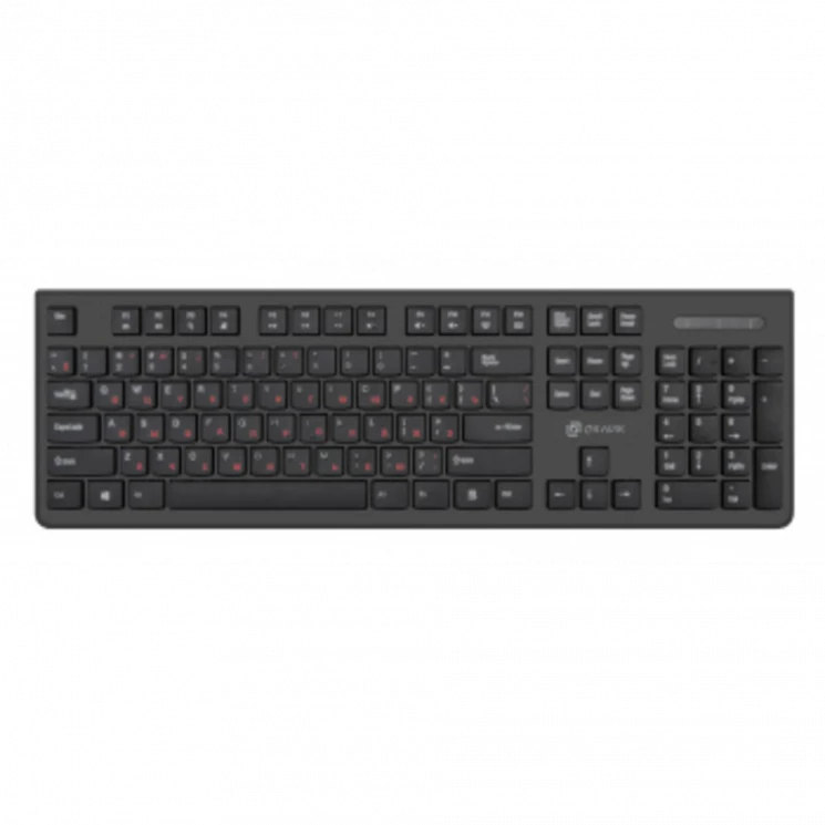 Клавиатура Оклик 505M черный USB slim