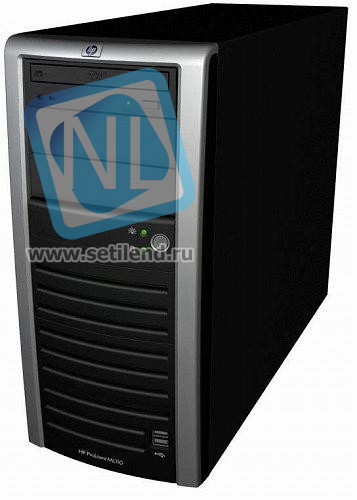 Сервер Proliant HP 366087-421 ProLiant ML110T01 C2.6/400 256 ATA-40 (Celeron-2.6GHz/128KB/256MB/40Gb IDE/CD/1x10/100/1000NIC)-366087-421(NEW)