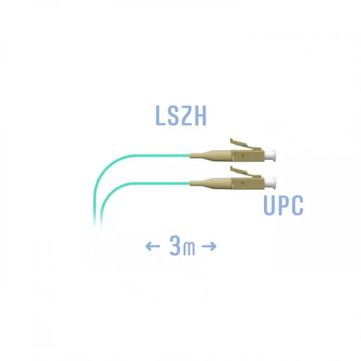 Шнур монтажный оптический LC/UPC MM 3m