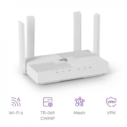 Wi-Fi роутер SNR ADVANCE AX30, 802.11a/b/g/n/ac/ax, 5xGE RJ45
