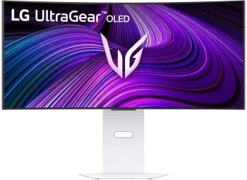 Монитор LG 34" UltraGear 34GX90SA-W белый QLED LED 21:9 HDMI M/M матовая HAS 275cd 178гр/178гр 3400x
