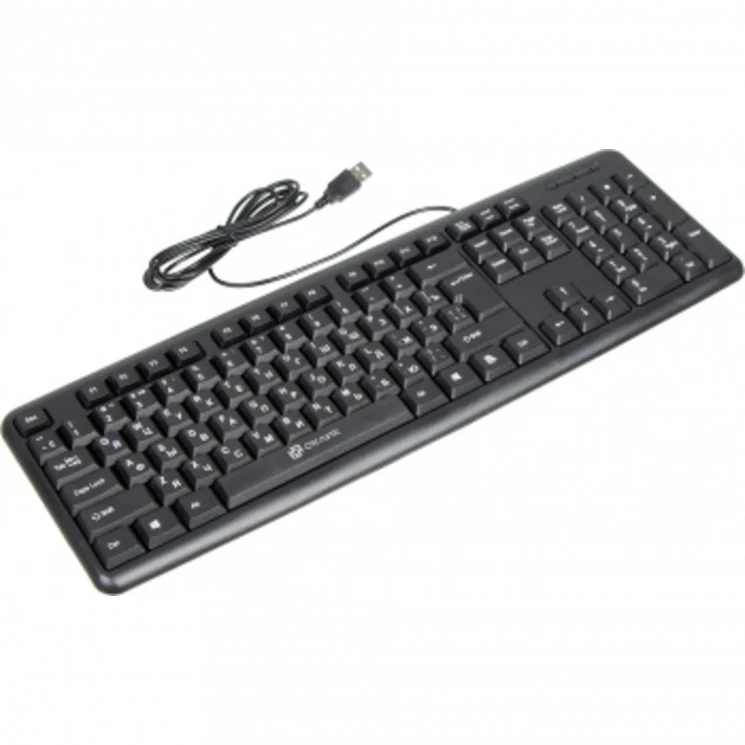 Клавиатура Оклик 180V2 черный USB
