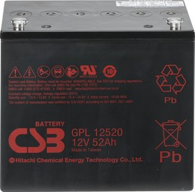 GPL 12520, аккумулятор свинцовый
