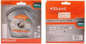 Диск пильный твердосплавный STURM! 9020-125-22-48T 125x22x48 зубьев твердосплавные напайки