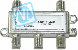 Ответвитель абонентский SNR-T-328 на 3 отвода, вносимое затухание IN-TAP 28dB.
