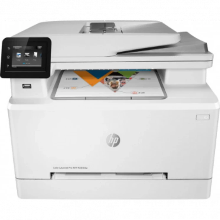 МФУ лазерный HP Color LaserJet Pro M283fdw (7KW75A) A4 Duplex Net WiFi белый/серый