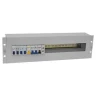 Панель 19" с DIN-рейкой 3U