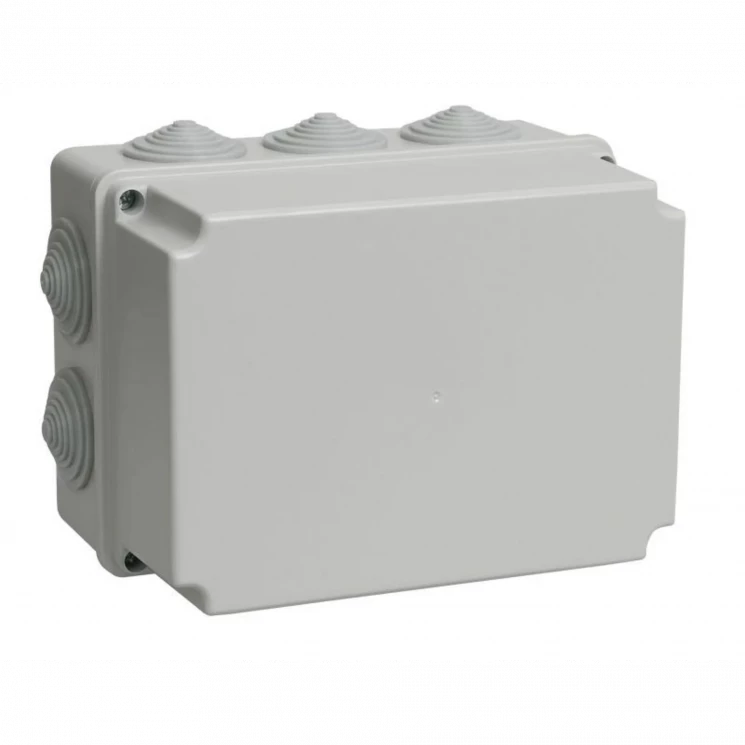 Коробка распаячная ОП 190х140х120 IP44 КМ41245 (10 каб.ввод.) IEK UKO10-190-140-120-K41-44