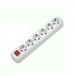 Колодка удлинителя 6-м с заземл. с выкл. Makel MGP231