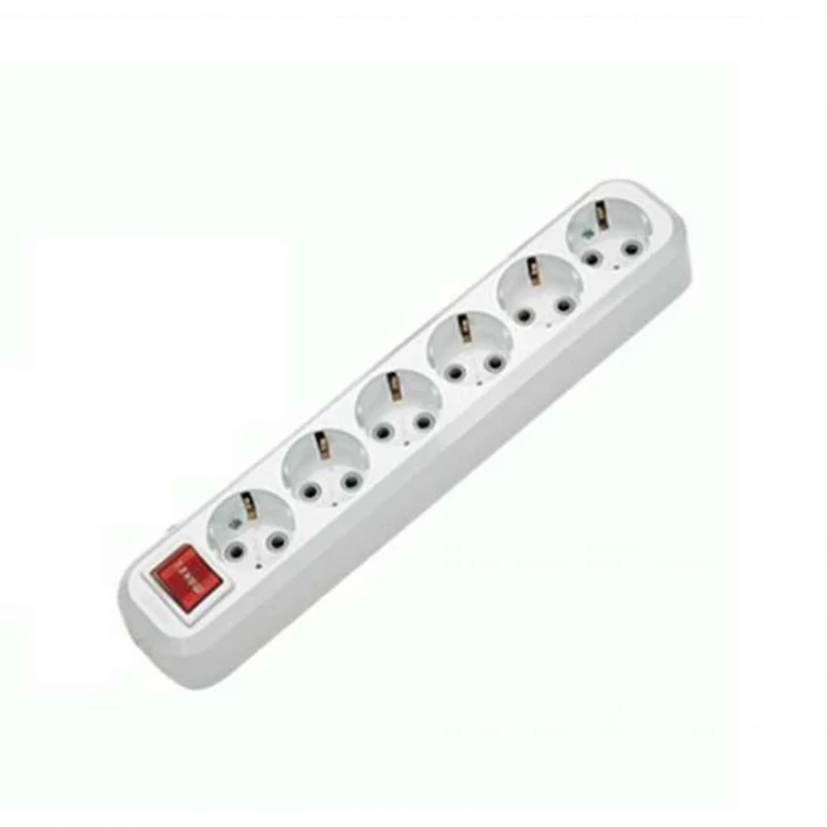 Колодка удлинителя 6-м с заземл. с выкл. Makel MGP231