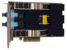 Сетевая карта 2 порта 40GBase-SR4 Bypass (MPO, XL710BM2), Silicom PE340G2BPI71-QS41