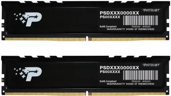 Память DDR5 2x16GB 4800MHz Patriot PSP532G4800KH1 Signature Premium RTL PC5-38400 CL40 DIMM 288