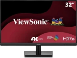 Монитор ViewSonic 32" VA3208-4K-HD черный VA LED 4ms 16:9 HDMI M/M матовая 3000:1 300cd 178гр/178гр