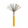 Кабель NETLAN U/UTP 25 пар, Кат.5 (Класс D), 100МГц, одножильный, BC (чистая медь), внутренний, LSZH нг(B)-HF, оранжевый, 305м