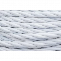 Провод ретро 3х2.5 матов. бел. (уп.50м) Bironi B1-435-71-50