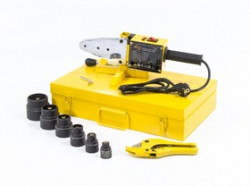 94205, Аппарат для сварки пластиковых труб DWP-1500, 1500Вт, 260-300 град. компл насадок,20-63 мм