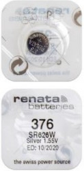 RENATA SR626W 376 (0%Hg), Элемент питания