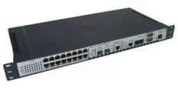 Оптический мультиплексор 16xE1+Gigabit Ethernet 1000BASE-T+4x RS-485, без SFP трансиверов