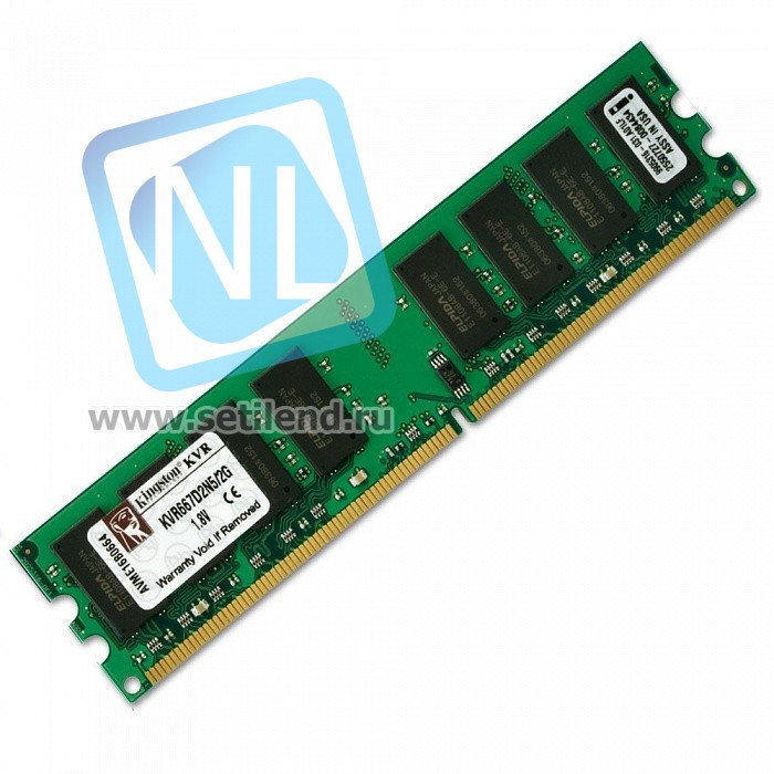 Модуль памяти Kingston 2GB DDRII-667 Non-ECC CL5 DIMM-KVR667D2N5/2G(new)