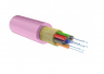 Кабель волоконно-оптический, 8 волокон, многомодовый 50/125мкм, стандарта OM4, распределительный, с плотным буфером, LSZH -40C нг(A)-HFLTx, маджента