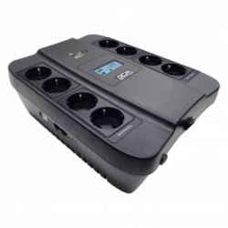 ИБП Powercom SPD-750U LCD USB, ID(1456261), 750VA/450W, Линейно-интерактивный, аппроксимированная синусоида, USB, 4xEURO(bat) 4xEURO(protect), LCD, RJ