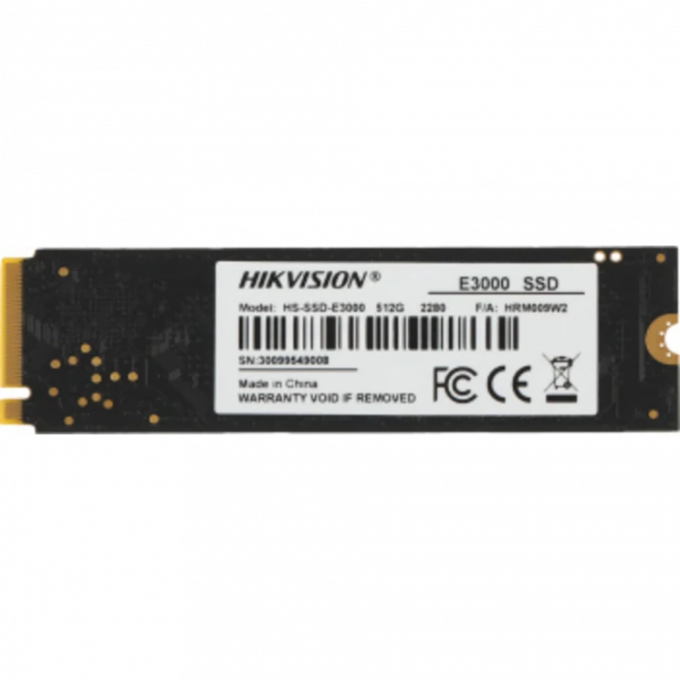 Накопитель SSD Hikvision PCIe 3.0 x4 512GB HS-SSD-E3000/512G HS-SSD-E3000/512G Hiksemi E3000 M.2 228