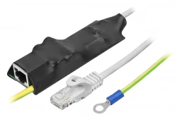 Грозозащита Ethernet SNR-SPD-1.1G, гальваноразвязка, 10/100/1000 Base