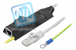 Грозозащита Ethernet SNR-SPD-1.1G, гальваноразвязка, 10/100/1000 Base