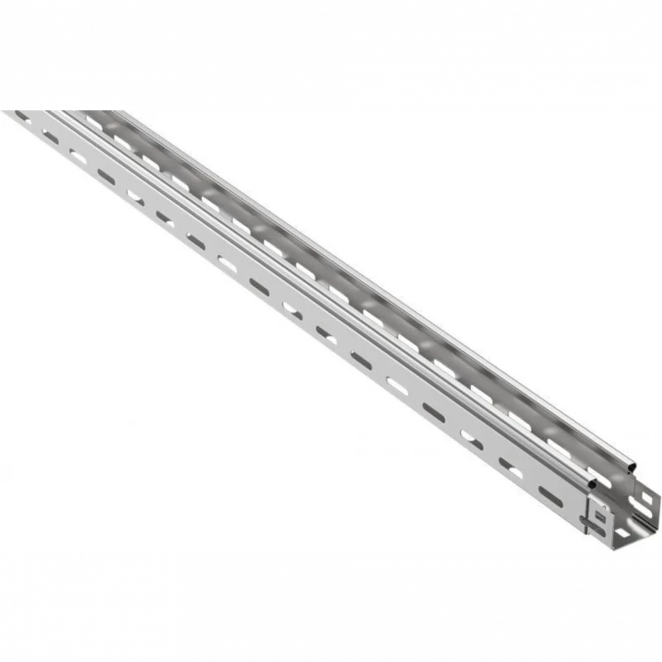 Лоток листовой перфорированный 50х50 L3000 сталь 1.2мм оцинк. IEK CLP10-050-050-120-3