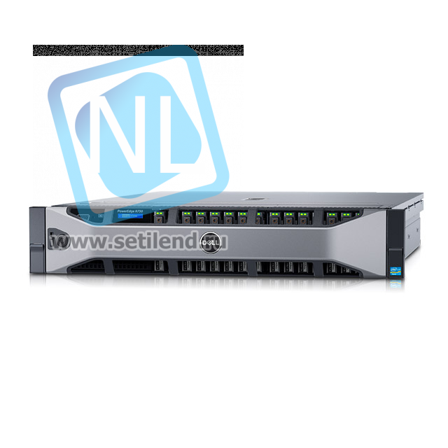 Шасси сервера DELL PowerEdge R730, 8SFF, PERC H730/1GB FBWC