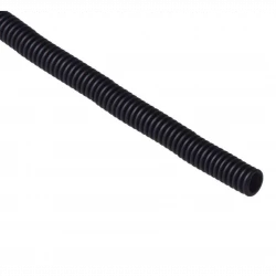 Труба гофрированная ПНД легкая d16мм с протяжкой черн. (уп.20м) Ruvinil 21601(20)