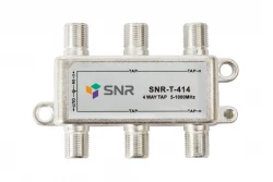 Ответвитель абонентский SNR-T-414 на 4 отвода, вносимое затухание IN-TAP 14dB.