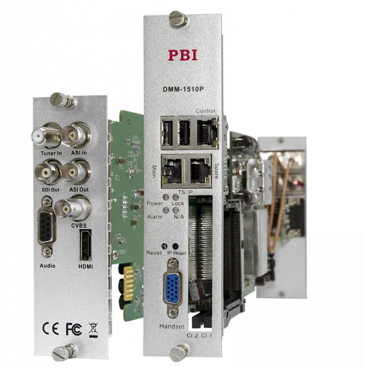 Модуль профессионального IRD приемника PBI DMM-1510P-32S2 для цифровой ГС PBI DMM-1000