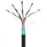 Кабель NETLAN F/UTP 25 пар, Кат.5 (Класс D), 100МГц, одножильный, BC (чистая медь), внешний, PE до -40C, черный, 305м