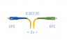 Патчкорд оптический SC/UPC-SC/APC SM G.657.A1 2 метра