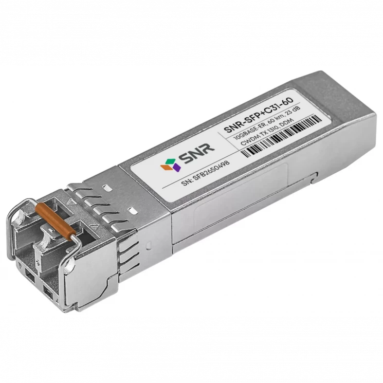 Модуль SFP+ CWDM оптический, дальность до 80км (23dB), 1310нм