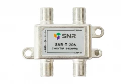 Ответвитель абонентский SNR-T-206 на 2 отвода, вносимое затухание IN-TAP 6dB.