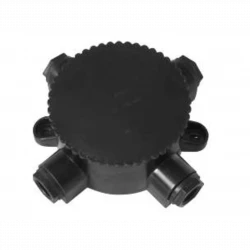 Коробка распределительная ОП 4-рожк. 95х60мм КЭМ2-660-4 (У-409 4 рожк. ) карбол 0300-00060