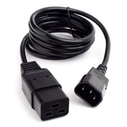 Кабель питания IEC320-C14/IEC320-C19, 220B, 16А, 1.8м