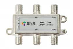 Ответвитель абонентский SNR-T-416, на 4 отвода, вносимое затухание IN-TAP 16dB.