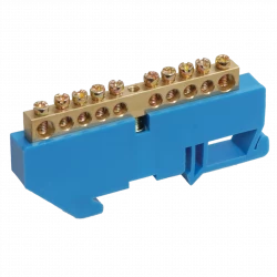 Шина нулевая на DIN-изол. ШНИ-6х9-12-Д-С ИЭК YNN10-69-12D-K07