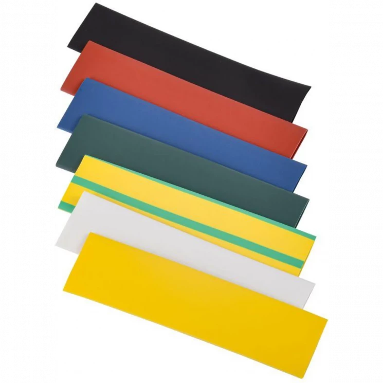 Набор трубок термоусадочных нг-LS 16/8 100мм 7 цветов по 3шт IEK UDR10-016-008-021-S