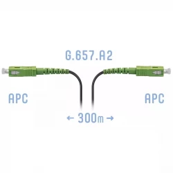Патчкорд оптический FTTH SC/APC, кабель 604-04-01, 300 метров