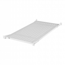 Полка стационарная усиленная TLK, 19", Ш437хГ860мм, для шкафа и стойки глубиной 1000мм, серая