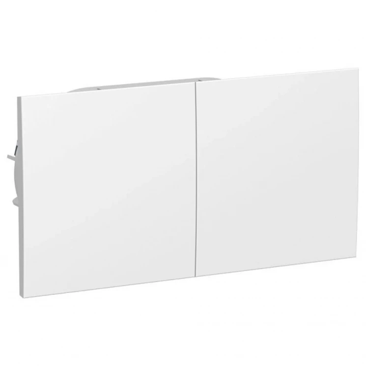 Розетка 2-м СП AtlasDesign 16А IP20 с заземл. защ. шторки со сдвижн. крышкой в сборе бел. SE ATN0001